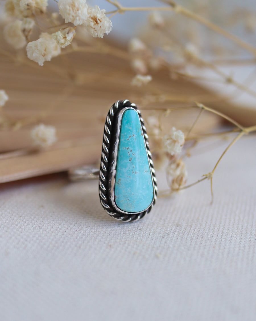 Size 7.5 • Turquoise Ring